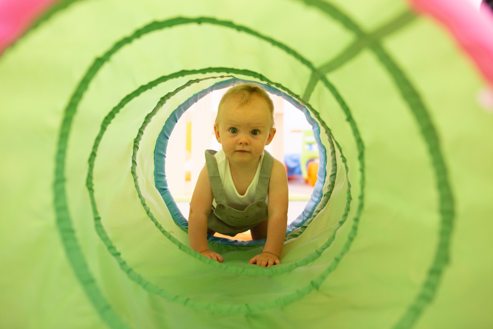 Toddlers playing with blocks and open ended materials